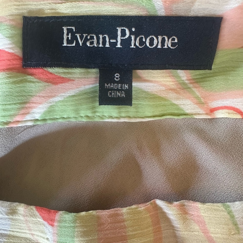 Evan Picone Size 8 Flowing Midi Skirt. Like New. - Picture 3 of 3